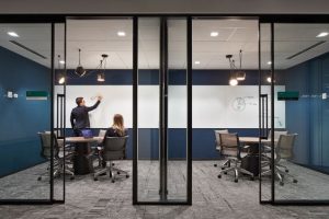 Get custom-designed office partitions that match your office decor and brand identity. 
