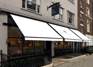 Attractive awnings to improve your storefront's appeal.
