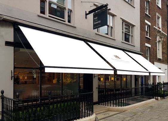 Stylish awnings for your business with Premium Shopfront.